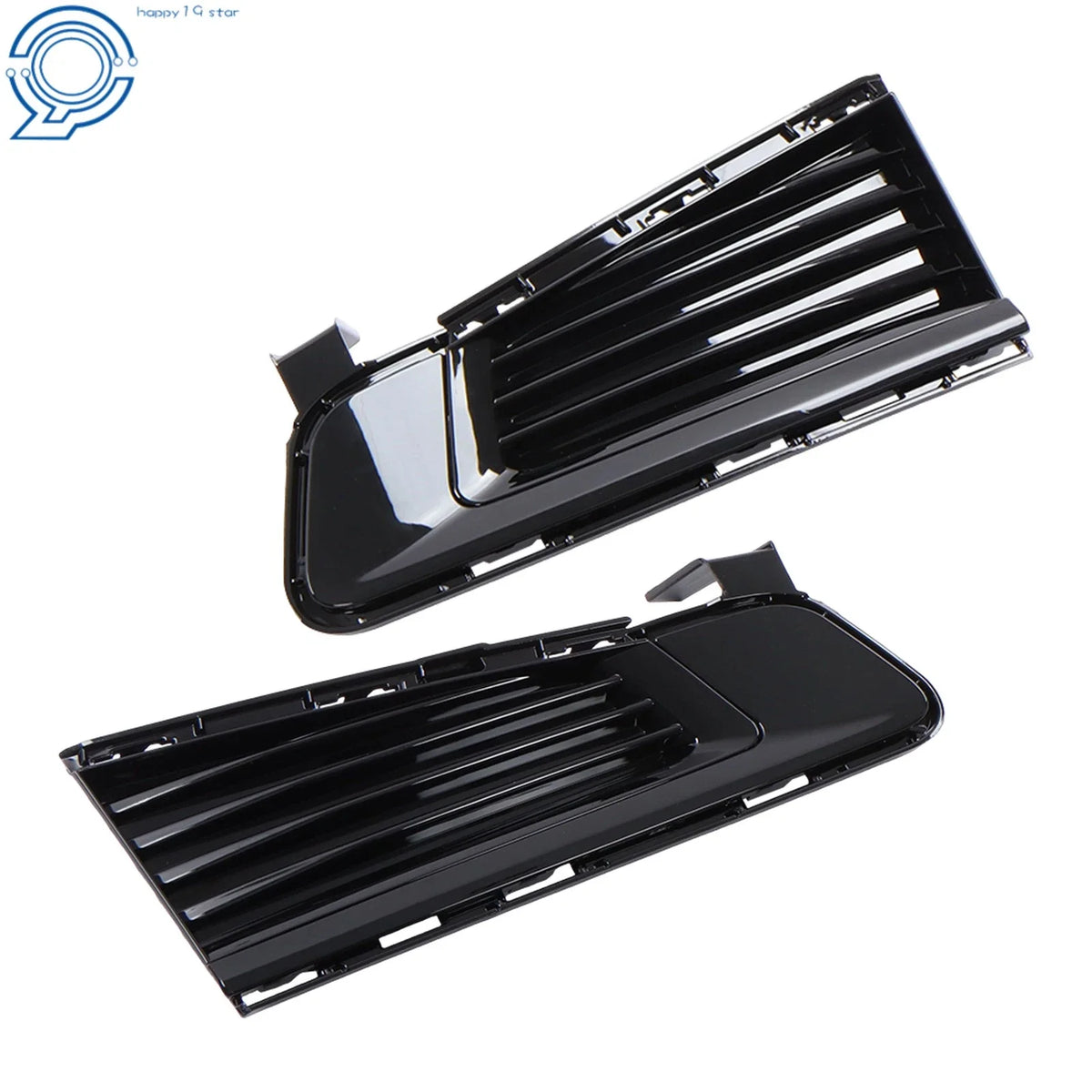 Fog Light Hole Cover Set for Cadillac CTS (2014–2019) Black