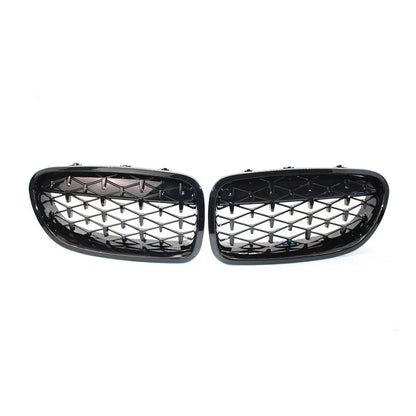 Front Kidney Grill Diamond Grille for BMW 5 Series F10 F18 (2010–2017)