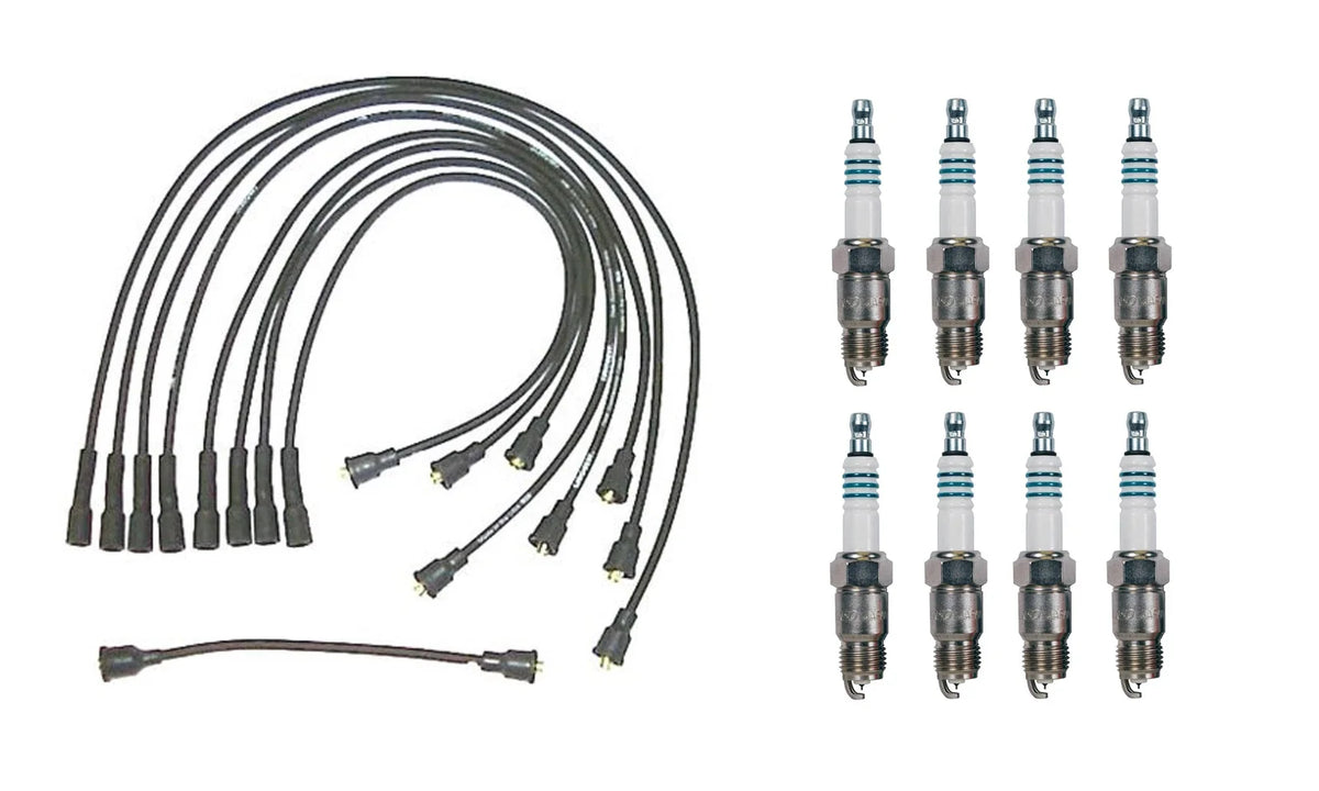 Denso Wire Set & 8 Iridium Power Spark Plugs for Chevy Pontiac GMC (0.044)