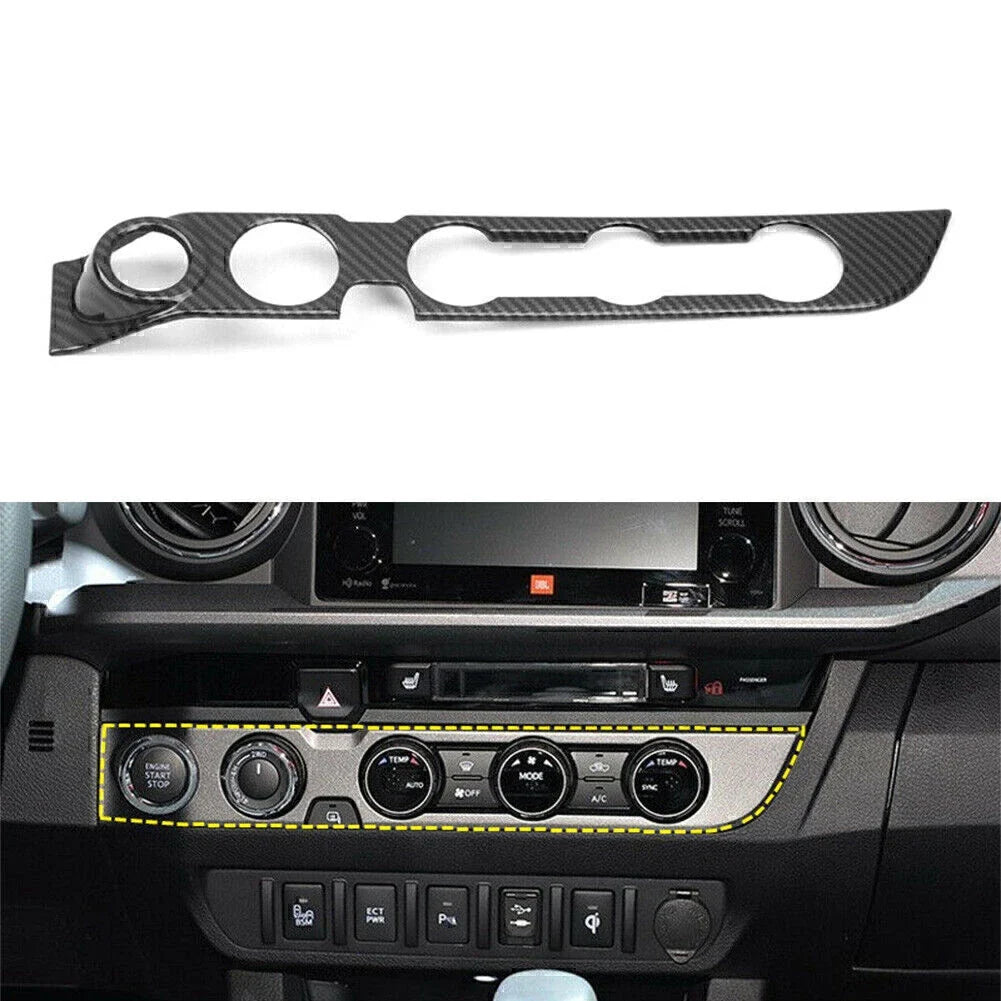 ABS Air Condition Adjust Button Cover Trim for Toyota Tacoma (2016–2019)