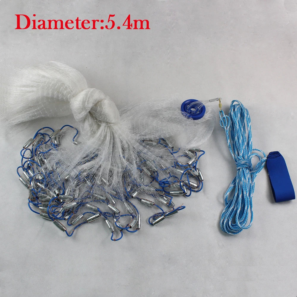 Fishing Cast Net for Easy Throw (10/14/18/22FT)