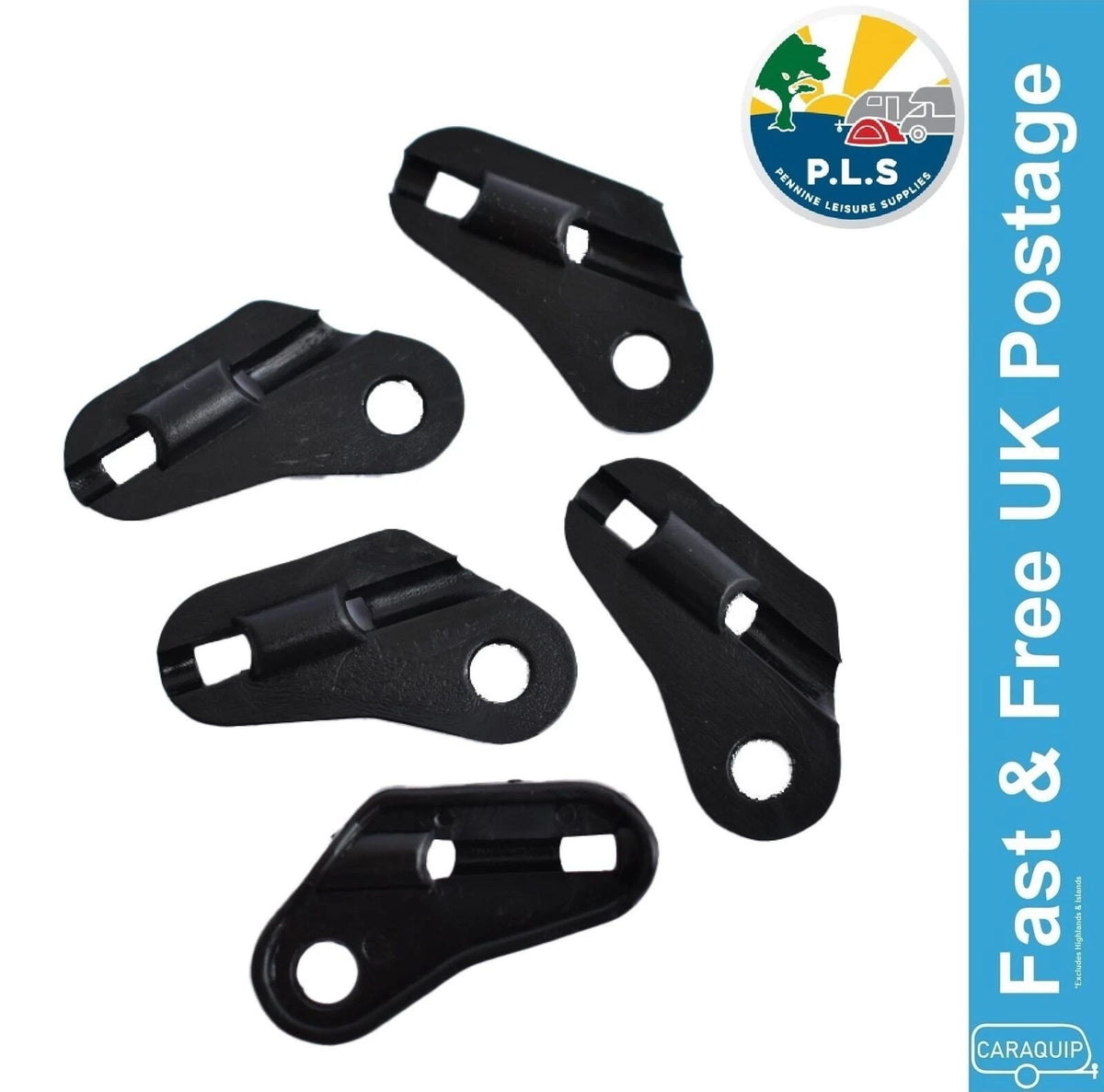 Set of 5 Guy Line Rope Runners for Awning Gazebo Caravan (6018700)