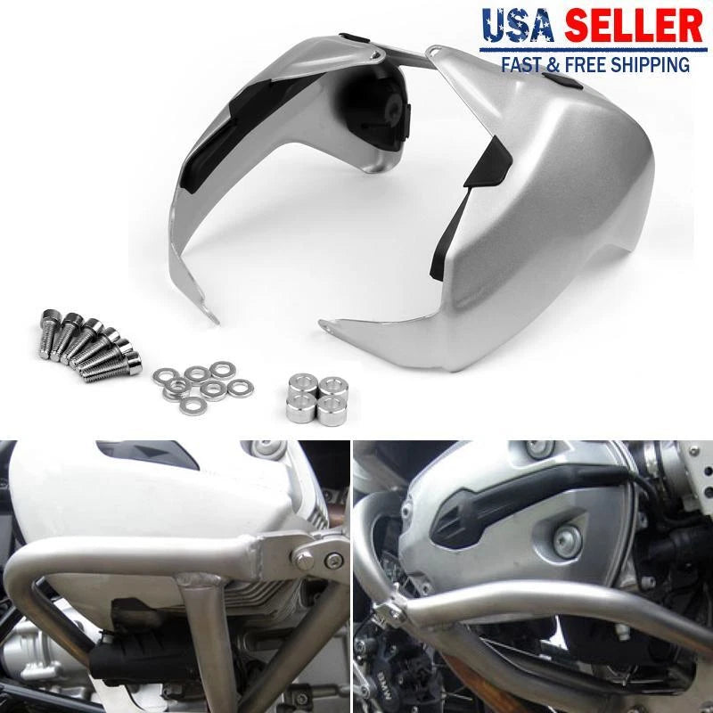 Aluminum Cylinder Head Guards for BMW R1200GS ADV (2005–2009) M515-A001-Silver