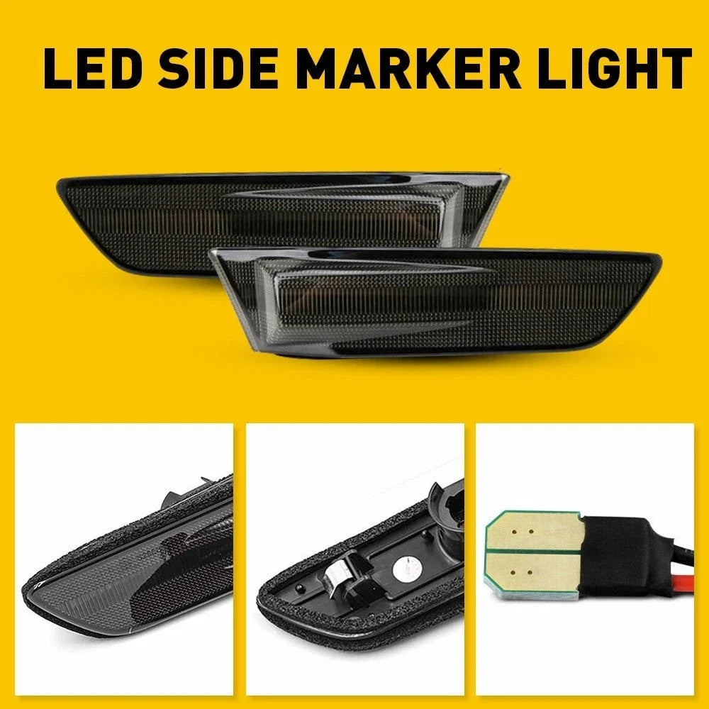 LED Side Marker Light for Infiniti G35 2D Coupe (2003–2007) - White/Amber
