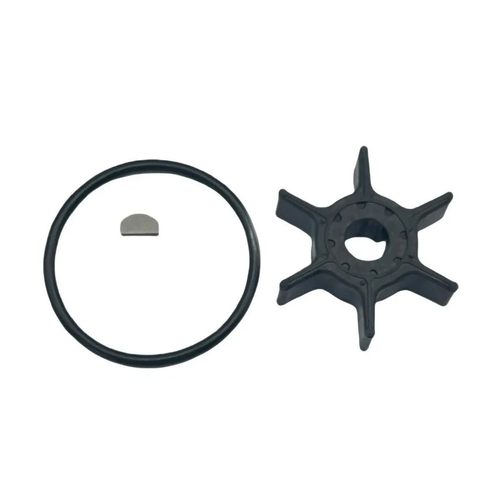 Water Pump Impeller & Key O-Ring for Yamaha 6 8 9.9 HP Outboard (68T-44352-00)