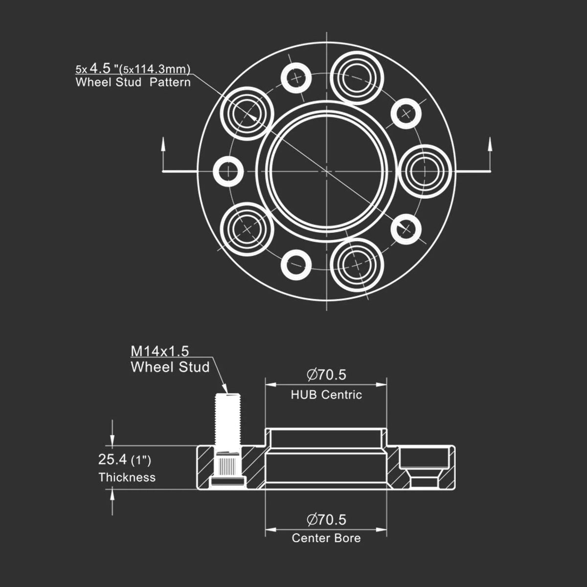 Hubcentric Wheel Spacers for Ford Explorer (2020–2024)