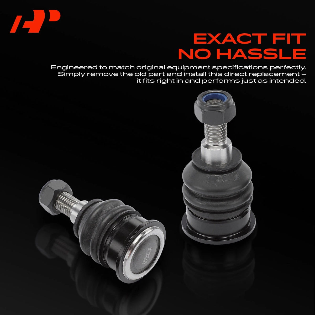 2X Front Lower Ball Joint for Honda Fit (2007–2008) 51350SLNA02, 51360SLNA02, MS60526
