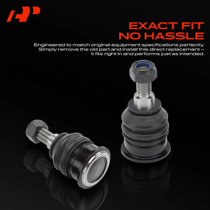 2X Front Lower Ball Joint for Honda Fit (2007–2008) 51350SLNA02, 51360SLNA02, MS60526