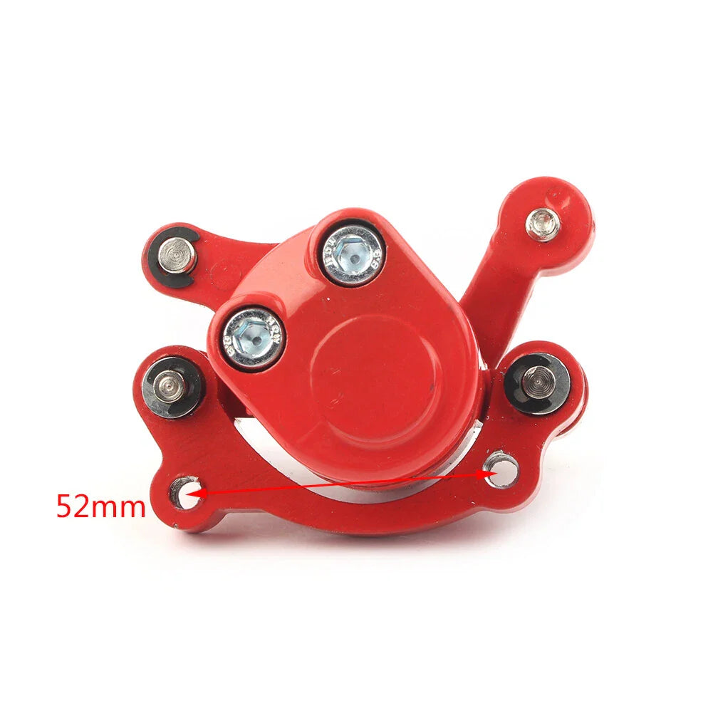 Rear Disc Brake Caliper Pads for 47cc 49cc Mini Pocket Bike ATV Quad Red
