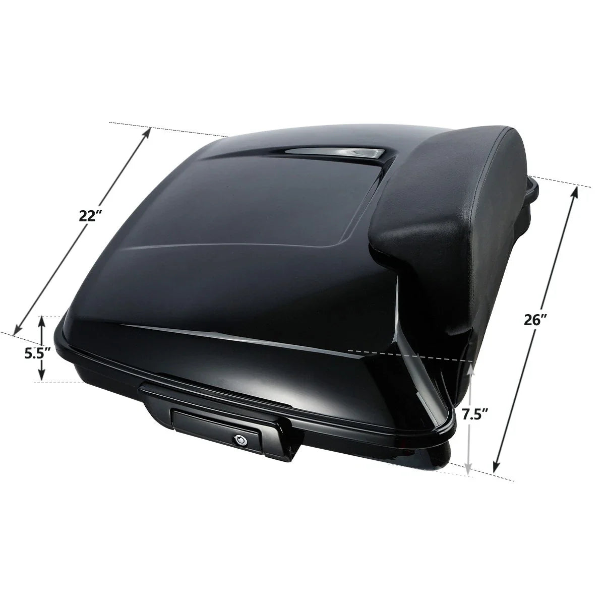 Razor Tour Trunk Backrest Rack Docking Kit for Harley Road Glide (2014–2026)