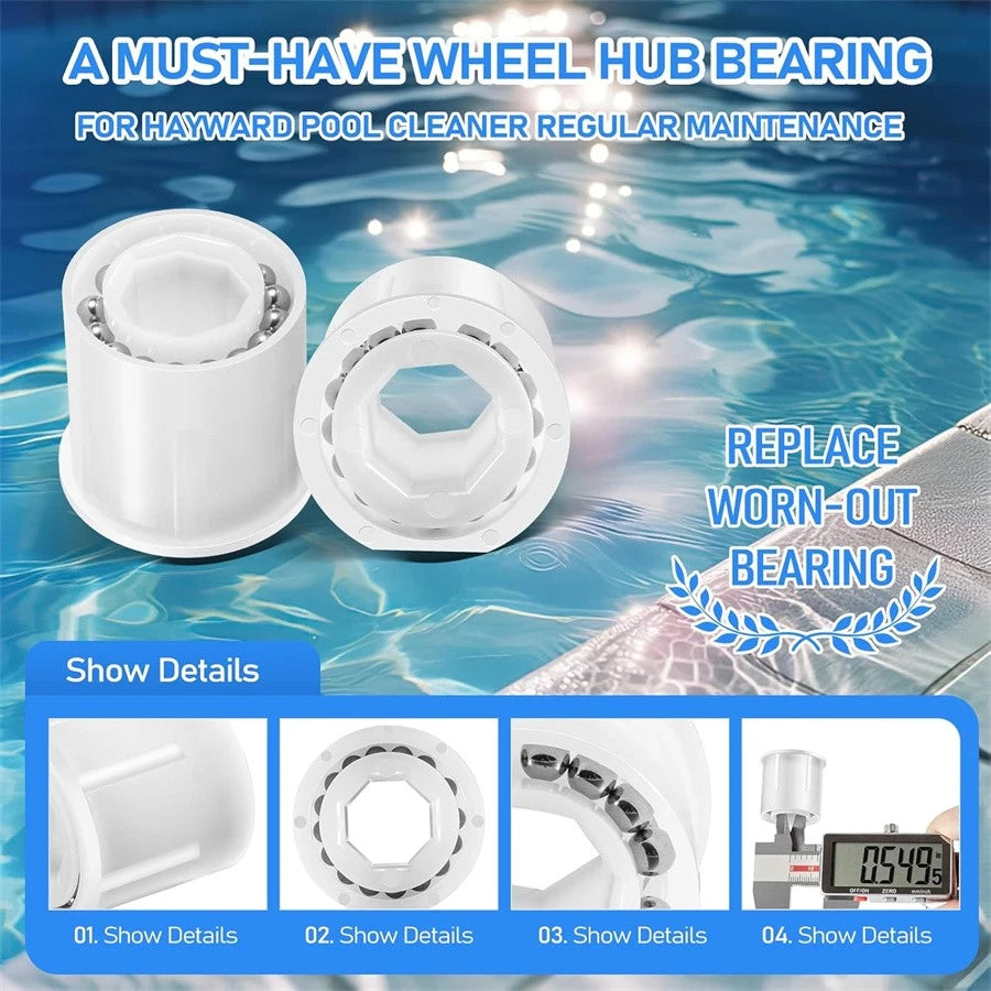 Wheel Bearings Kit for Hayward AquaNaut / Poolvergnuegen Pool Cleaner