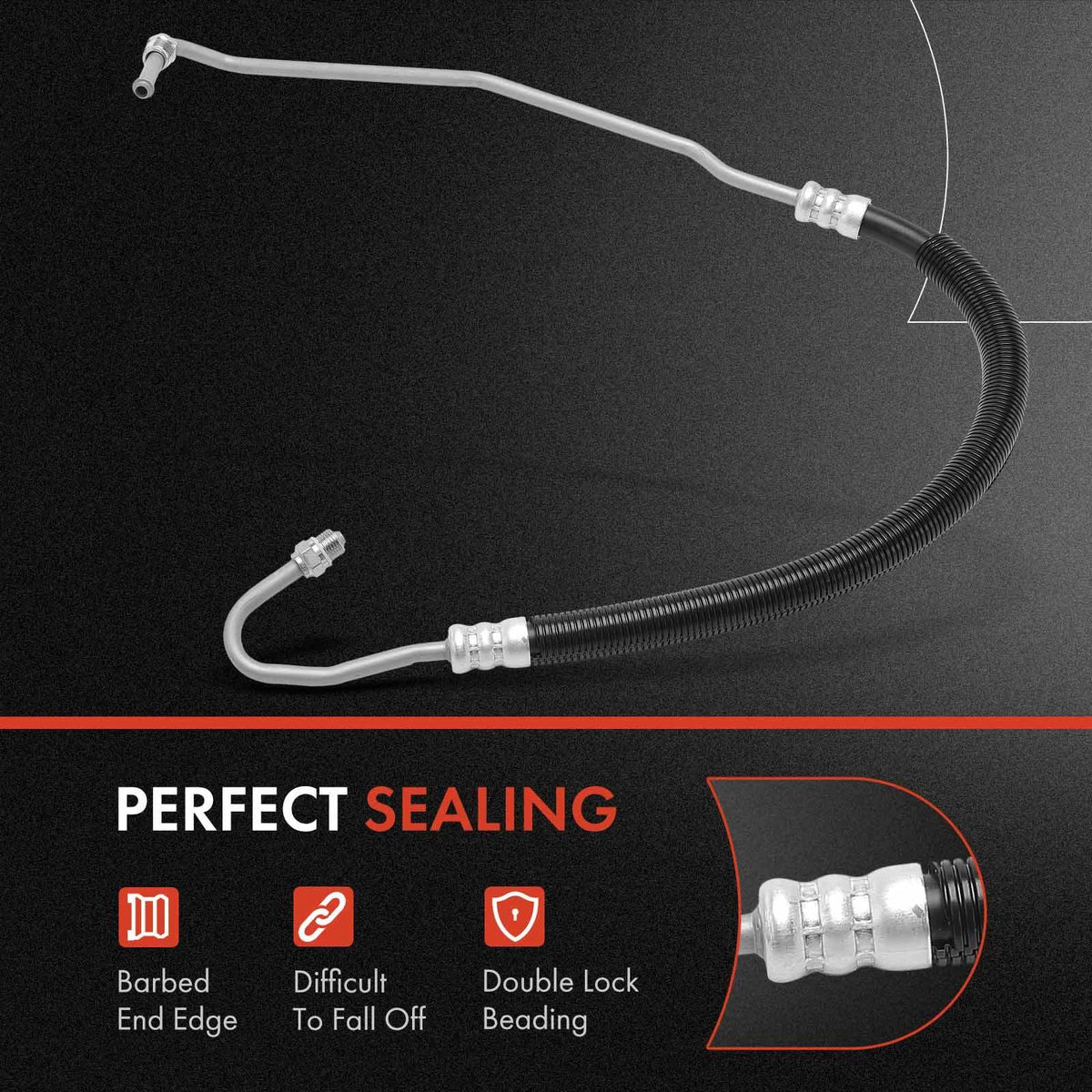 Power Steering Pressure Line Hose Assembly for Ford F-250 Super Duty (2008–2010) - 7C3Z3A719G, 3402406