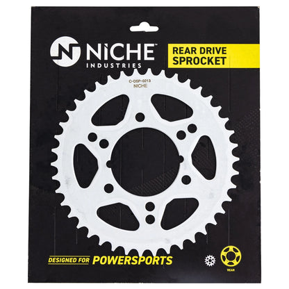 Sprocket Chain Set 13/42 Tooth 520 X-Ring for Polaris Trail Boss Scrambler 250 (MK1005083, 519-KCS1555K-K001)