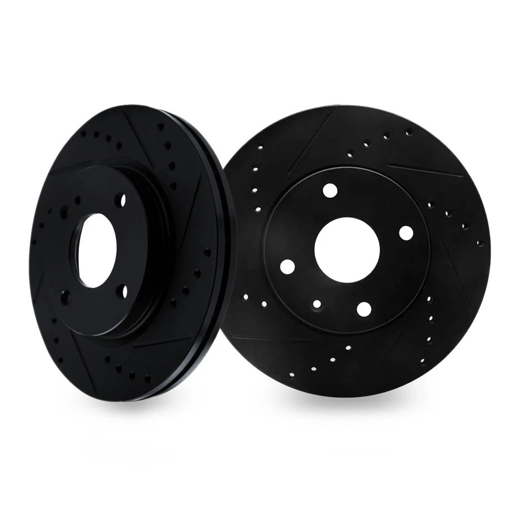 Rotor Set for Lincoln Zephyr (2006) - Vented, Drilled & Slotted, ALX-PAU-DF-8002-54141-CLA4