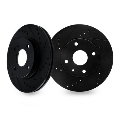 Rotor Set for Lincoln Zephyr (2006) - Vented, Drilled & Slotted, ALX-PAU-DF-8002-54141-CLA4