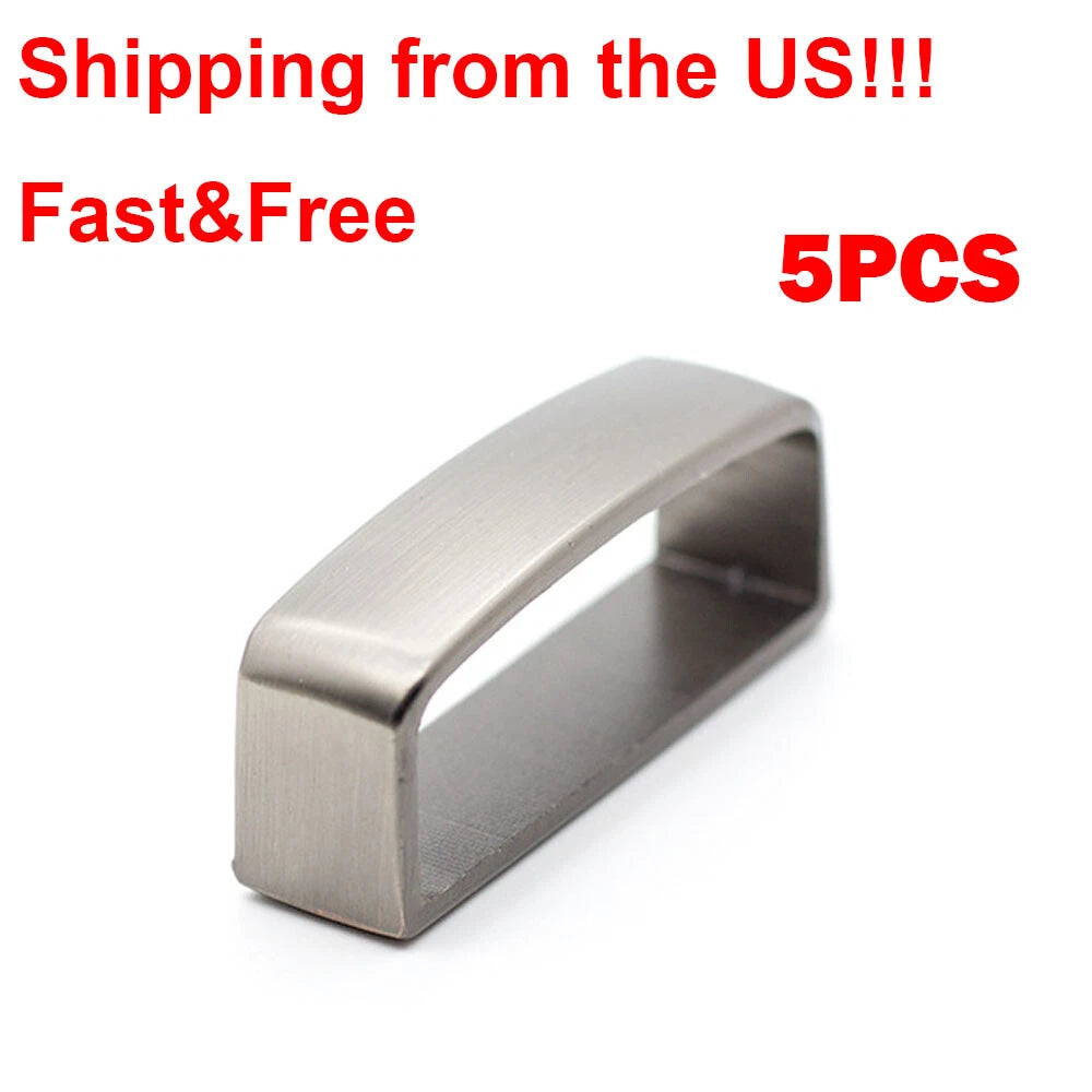 5pcs 40mm Solid Brass Belt Loop Buckle for DIY Accessories