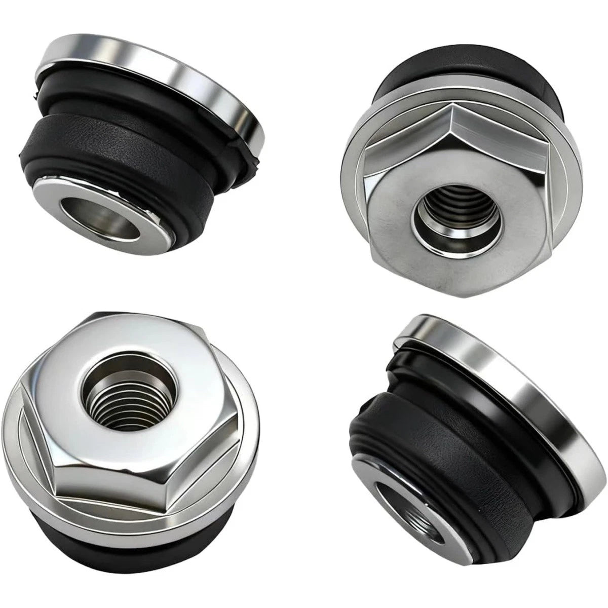Set of 4 Rack Pinion Bushings for Ford Explorer Flex Taurus (AA5Z-3C716-A, AA5Z-3C716-B)