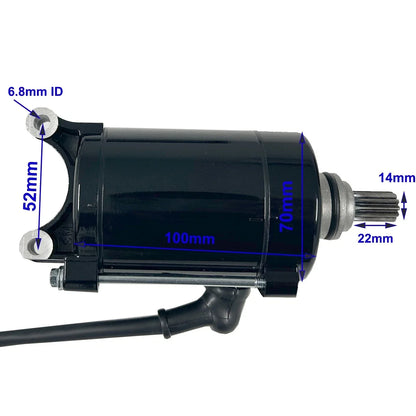 Starter Motor for 200cc 250cc ATV Quad Bike Gokart Pit Trail Buggy (11 Teeth)
