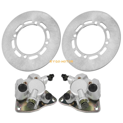 Front Brake Calipers & Disc Rotors for Yamaha Grizzly 660 4x4 (2002–2008)