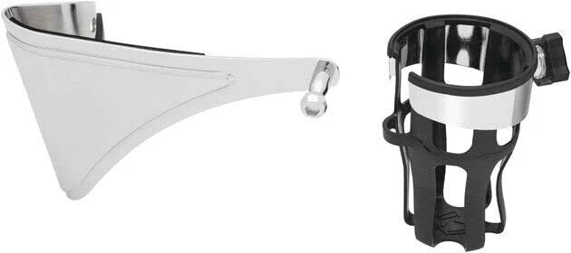 Reflex Drink Holder Chrome for Kuryakyn Motorcycle (6486)