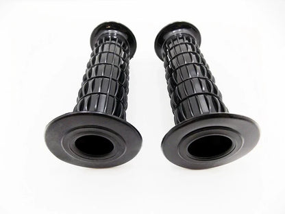 Black Hand Grip Set for Kawasaki F9 (1972-1975) - Left & Right Pair