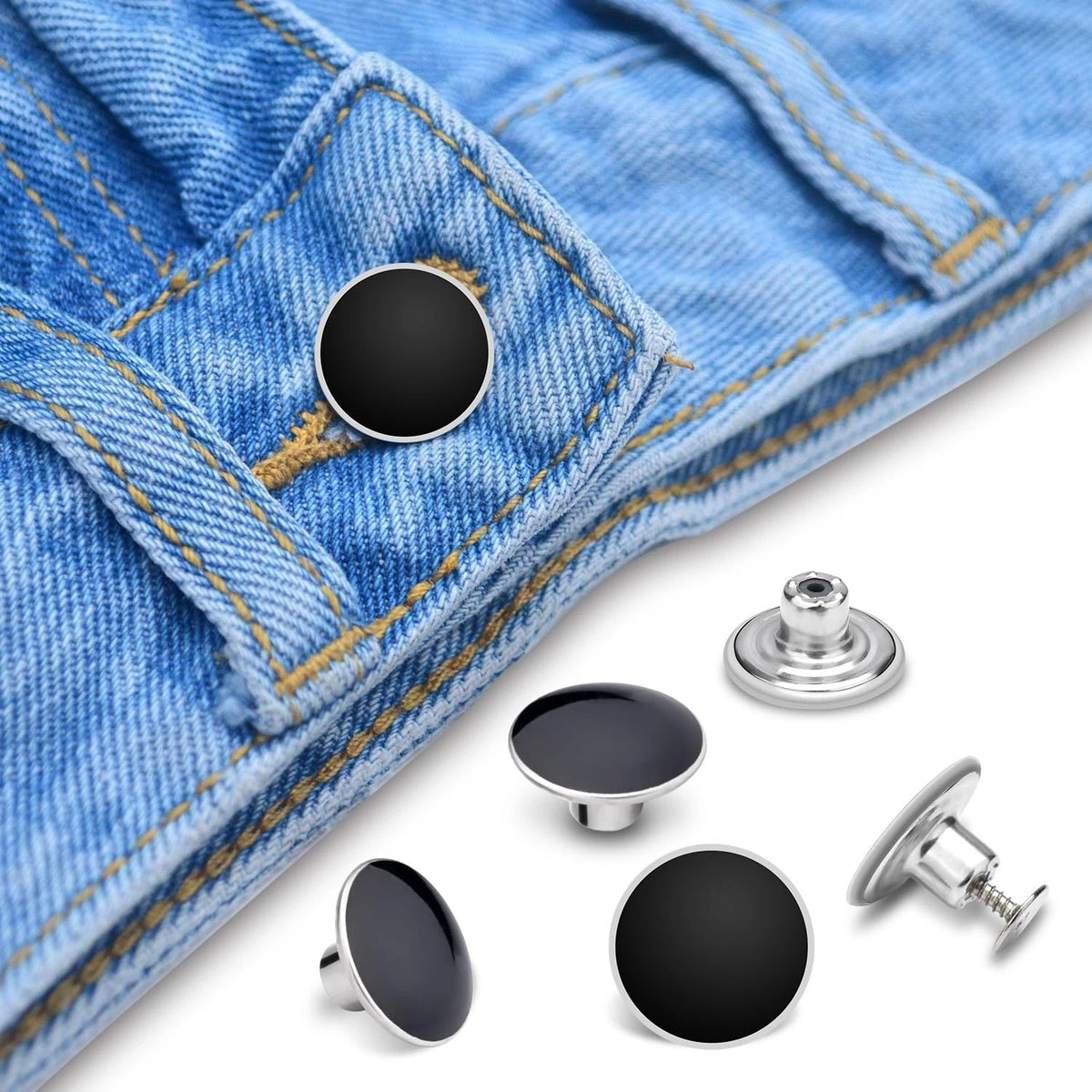 24 Pcs 17mm Jeans Button Replacement for