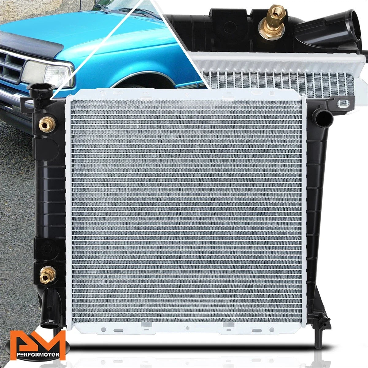 Aluminum Radiator for Ford Ranger/Explorer (1985–1994) DPI-1061