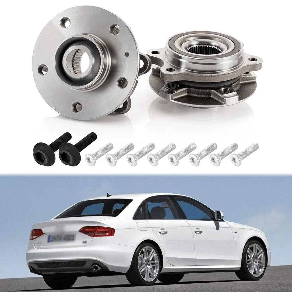 Front Wheel Bearing and Hub Assembly for Audi A4 A5 Q5 S5 (2009–2016) Repl#513301