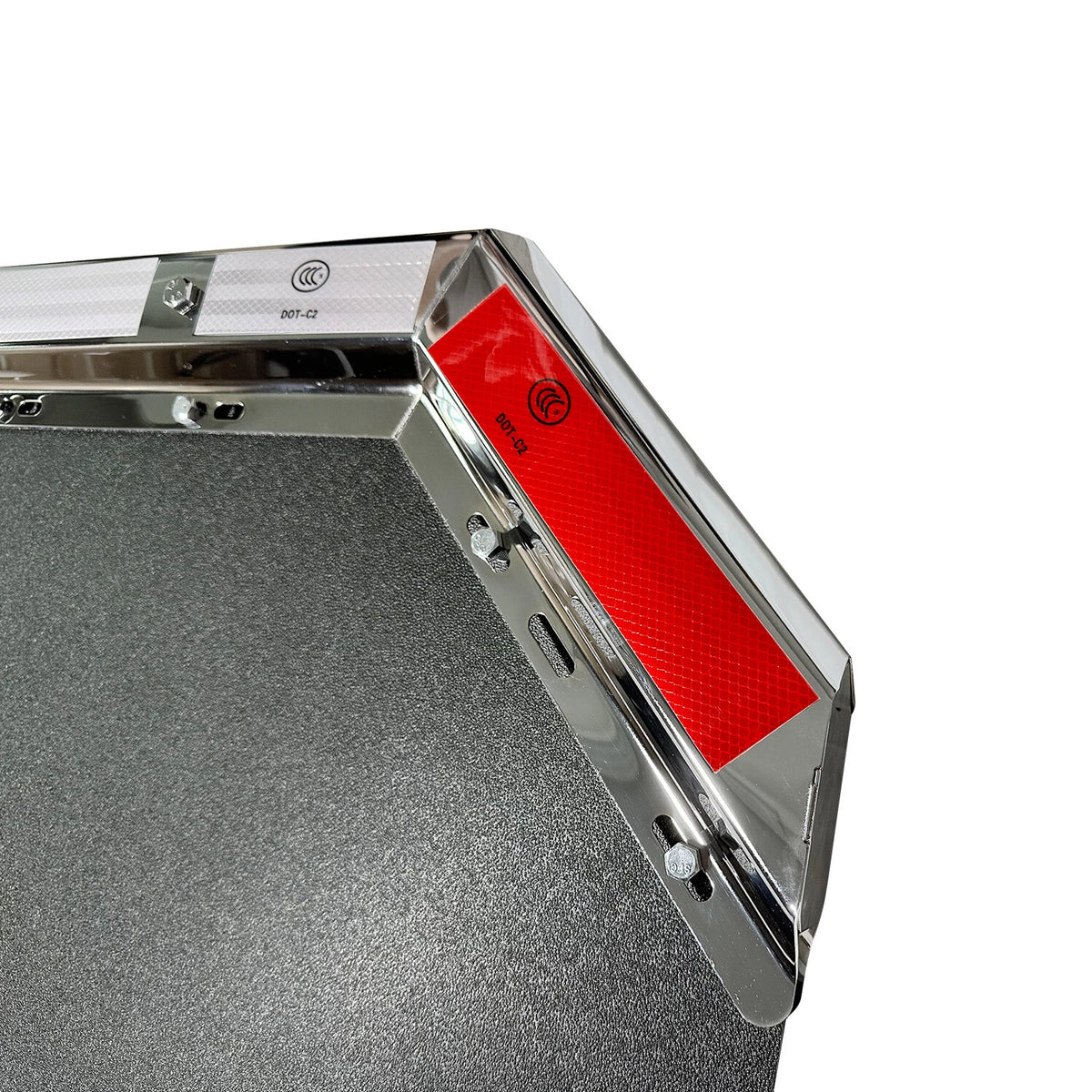 Spring Loaded Mudflap Hanger Kit & 24x24" Mud Flap for Semi-truck