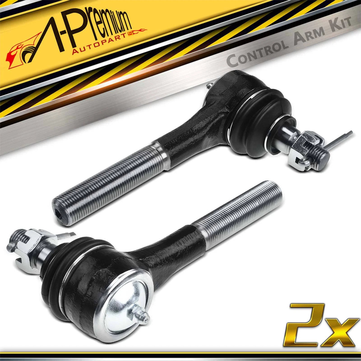 2X Inner/Outer Tie Rod Ends for Dodge Ram 1500 Van (1999–2003) 4131302, 52038288, 52038289, SBES2120R, ES2120R