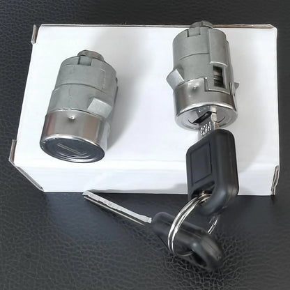 1 Pair Door Lock Cylinder Set w/Key for Chevy Silverado