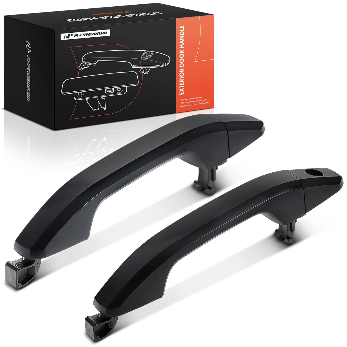 2X Front Exterior Door Handle for Chevy Silverado 1500 GMC Sierra 1500 (2014–2018) - 13583889, 13583891, 13583894, GM1310193, GM1311193