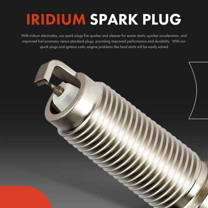 Set of 8 Ignition Coils & 16 Iridium Spark Plugs for Ford F-150