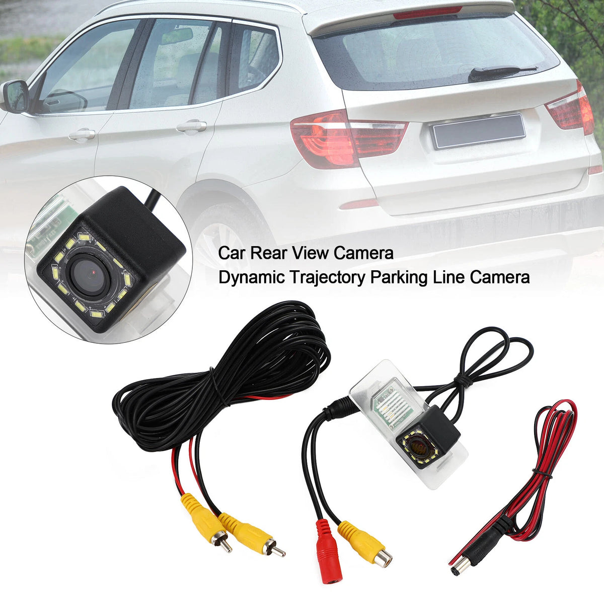 12LED Dynamic Trajectory Rear View Camera for Truck SUV (E301-C099)