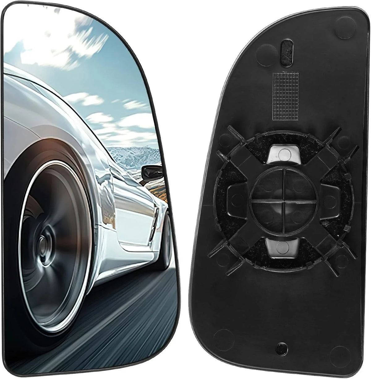 Right Side Tow Mirror Spotter Lower Glass for Dodge Ram 1500 2500 3500 (2010–2020)