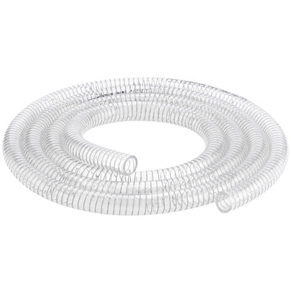 1/2" ID PVC Reinforced Tubing Flexible Hose - 25ft