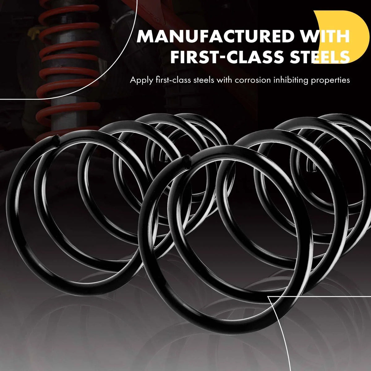 2X Rear Coil Springs for Ford Fusion (2010–2012) Mercury Milan (2010–2011)