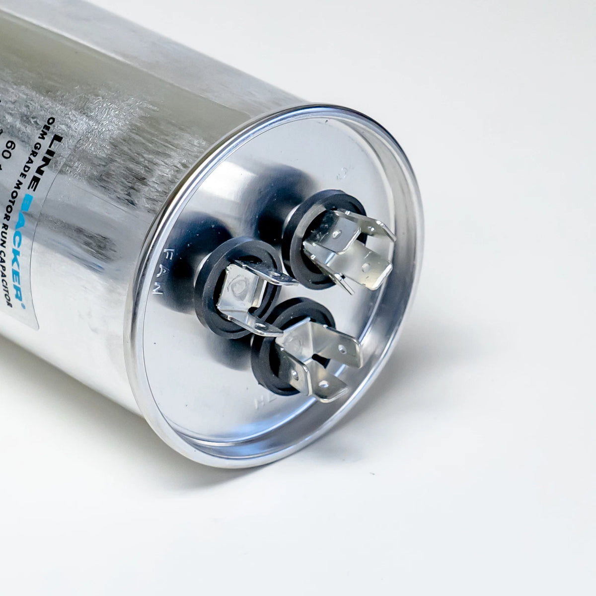 Capacitor Round Dual Run 60 + 15 uf for HVAC Motors (370/440 Volts)
