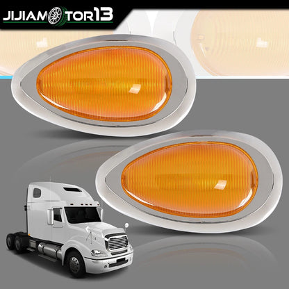 2X LED Side Marker Signal Light for Freightliner Century/Columbia (2000–2010) - JIJIA051427, LED30A