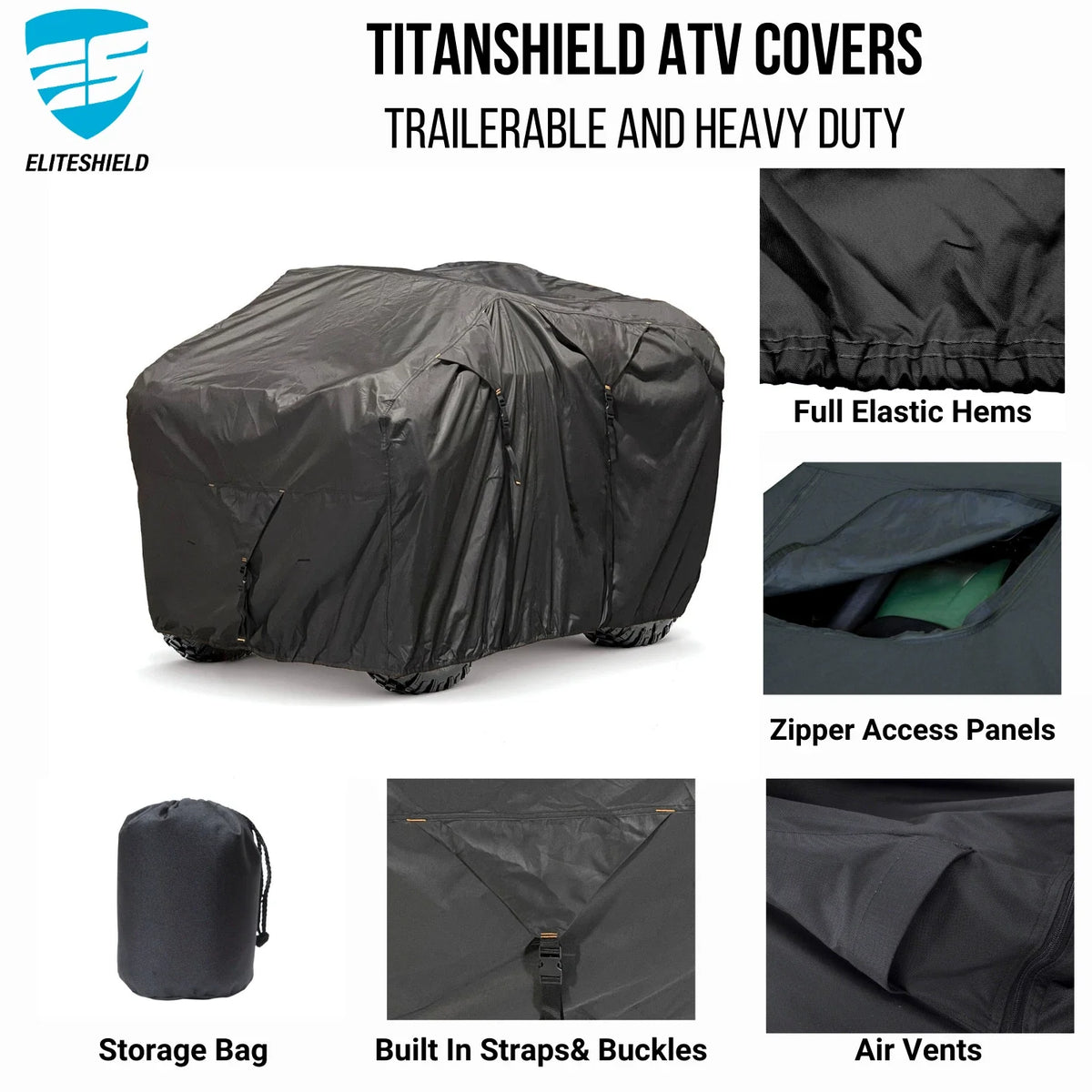 ATV Cover for Bombardier Can-Am Quest 650 500 XT (2006–2012) Waterproof