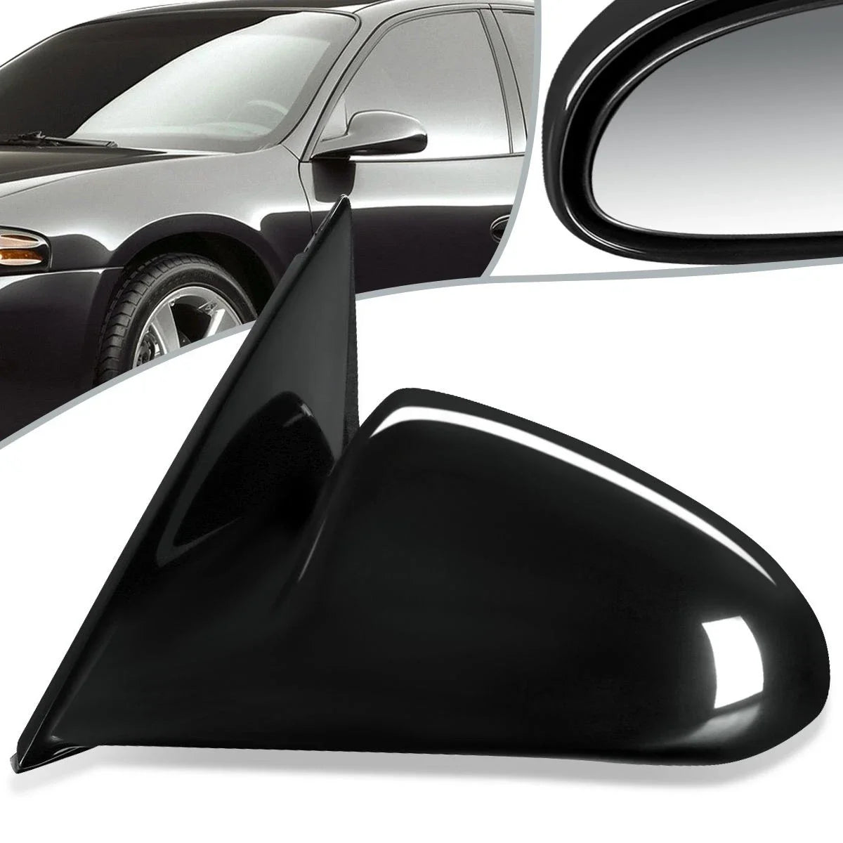 Powered Side Door Mirror for Pontiac Bonneville (2000–2005) GM1320292