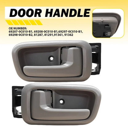 Set of 2 Door Handles for Toyota Tundra (2000–2006) Beige Interior