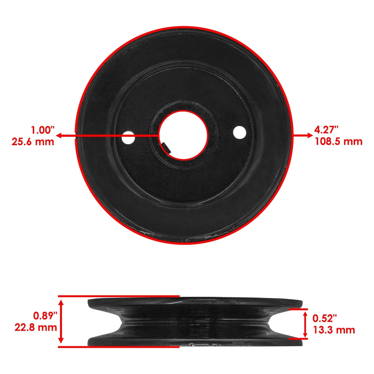 Deck Pulley for Ariens Zoom 1640 1540 1740 1840 (PY347 - AA)