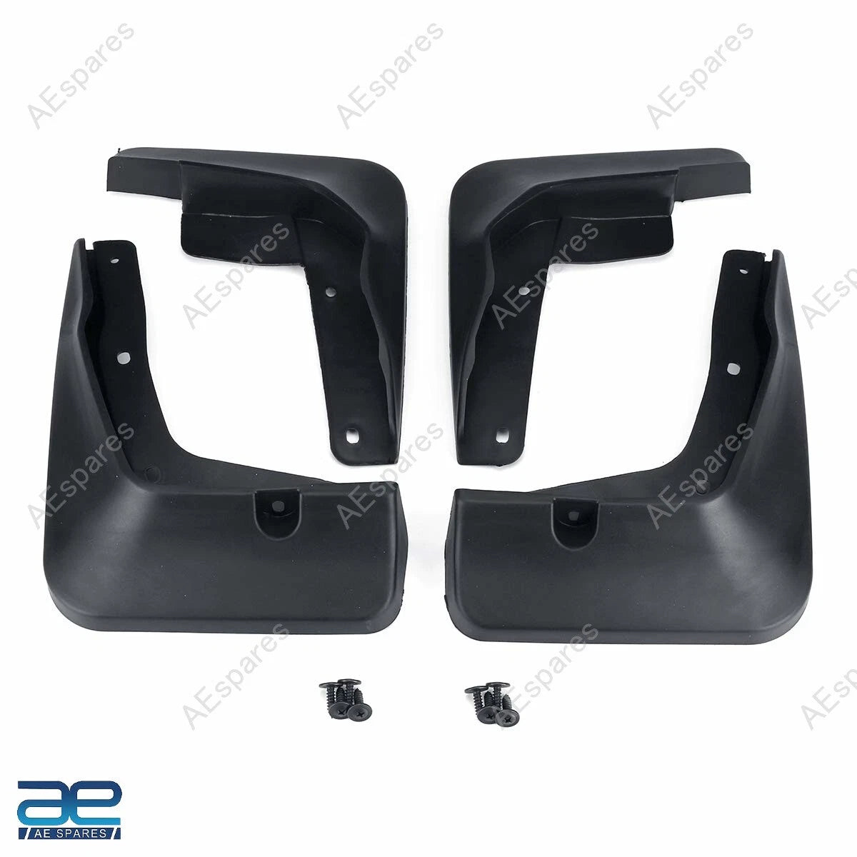 Mud Flap Set of 4 for Toyota Glanza Black