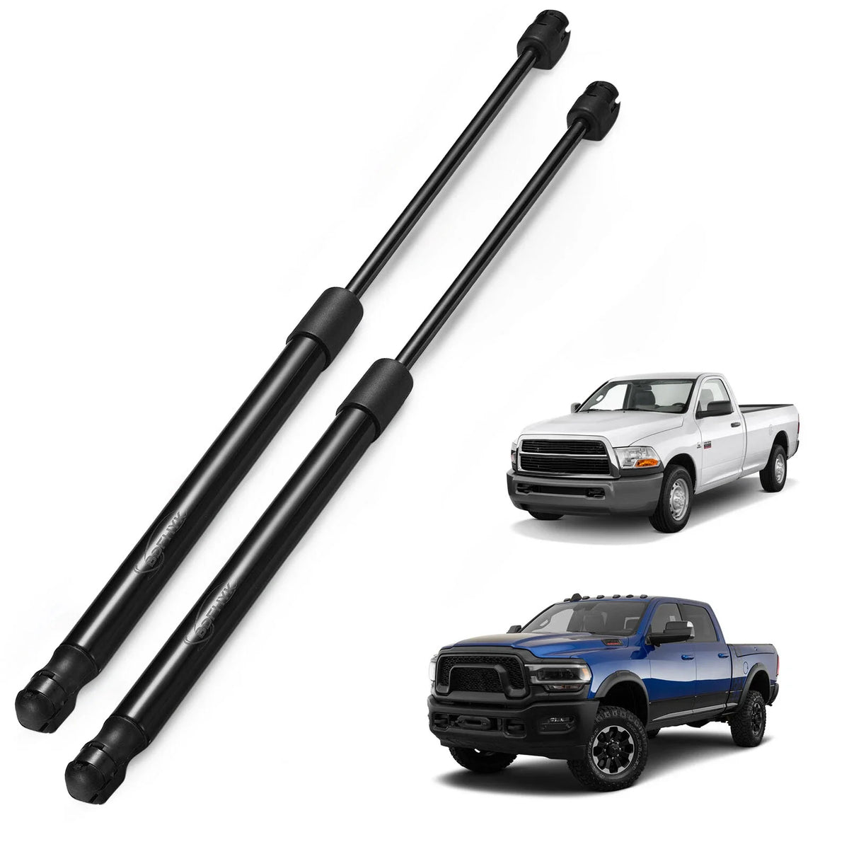 Hood Lift Supports for Dodge Ram 1500 2500 3500 (2002–2010)