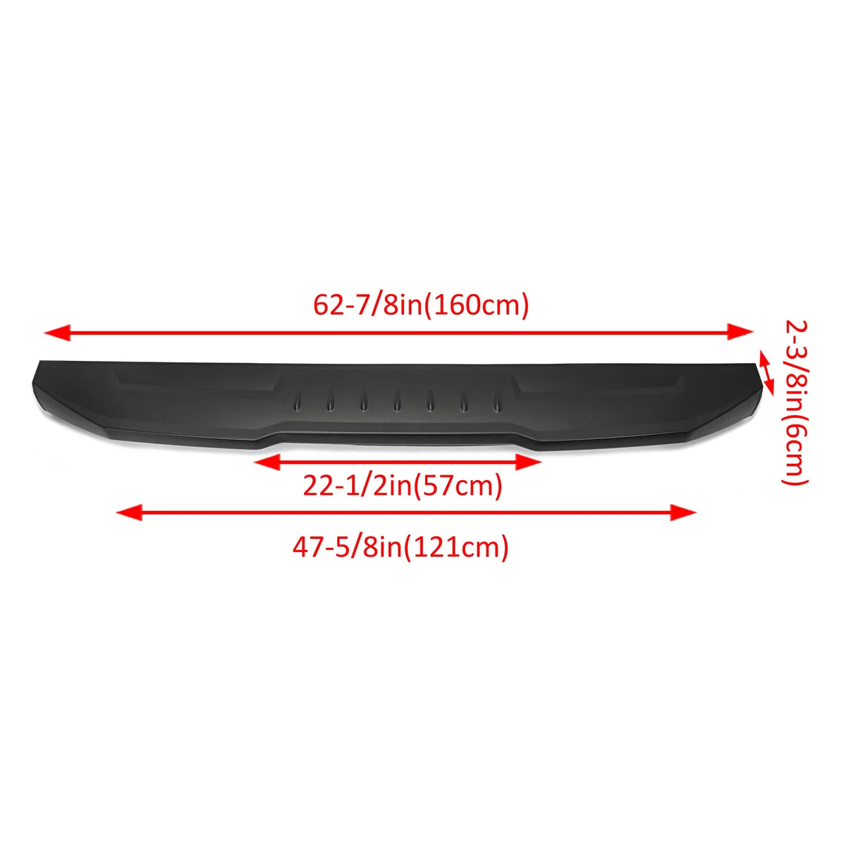 Rear Tailgate Spoiler for Dodge Ram 1500 Classic 2500 (2009–2021) CH06A16