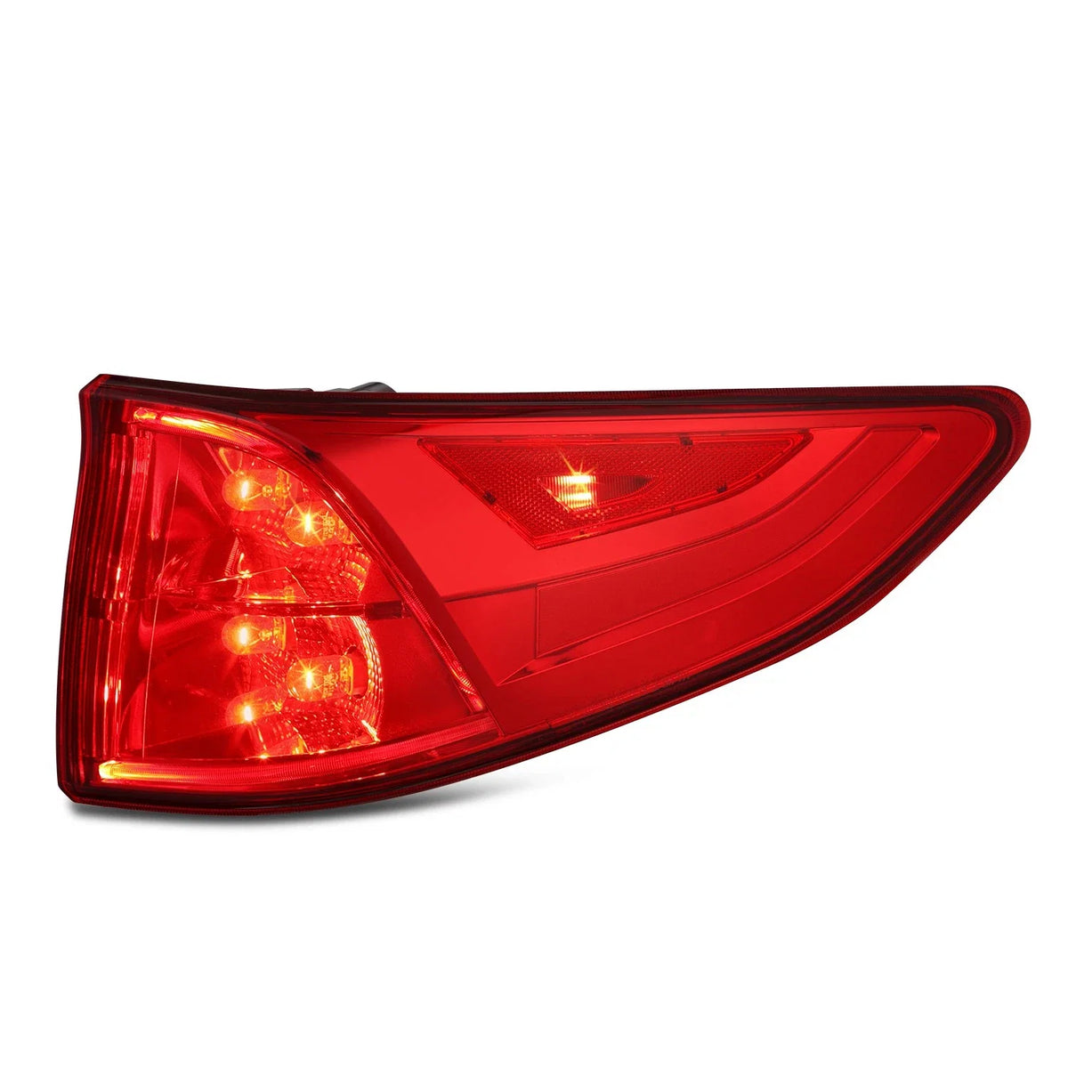 Passenger Side Chrome Outer LED Tail Light Brake Lamp for Honda Odyssey (2018–2023)