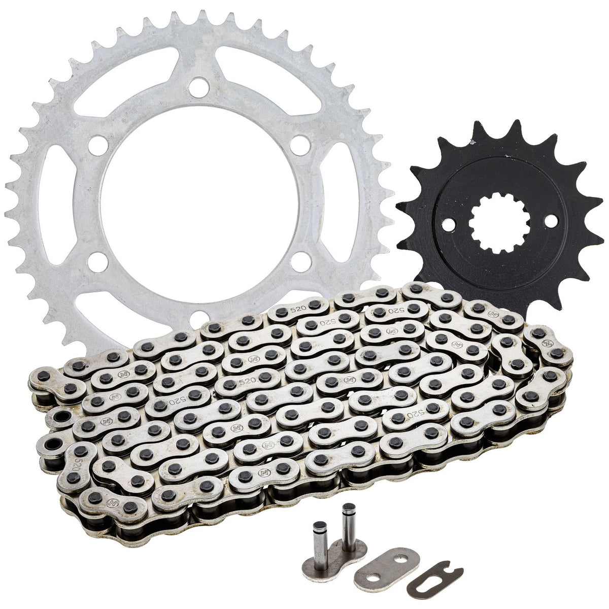 Sprocket Chain Set 16/42 Tooth for Kawasaki GPZ500 (1987–1993) MK1003697, 92057-0015, 92057-0048, 92057-1472