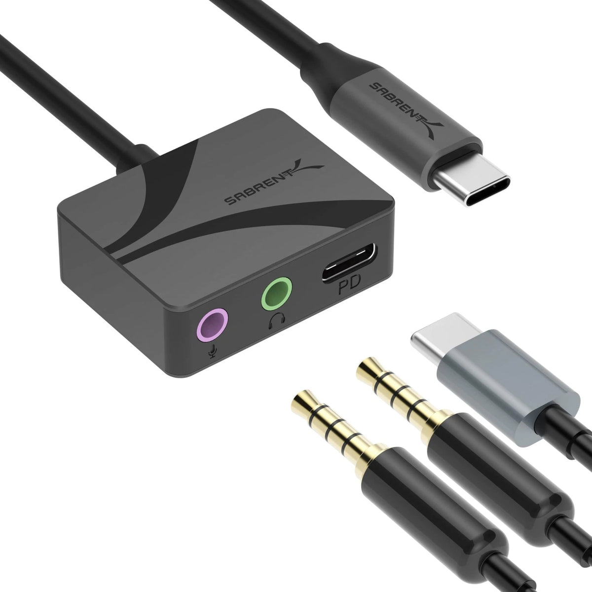 USB Type-C to 3.5mm Audio Adapter for USB-C Devices