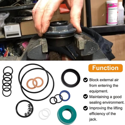 21PCS Hydraulic Seal Rebuild Kit for Sears Craftsman Floor Jack (2 Ton) 328.12160